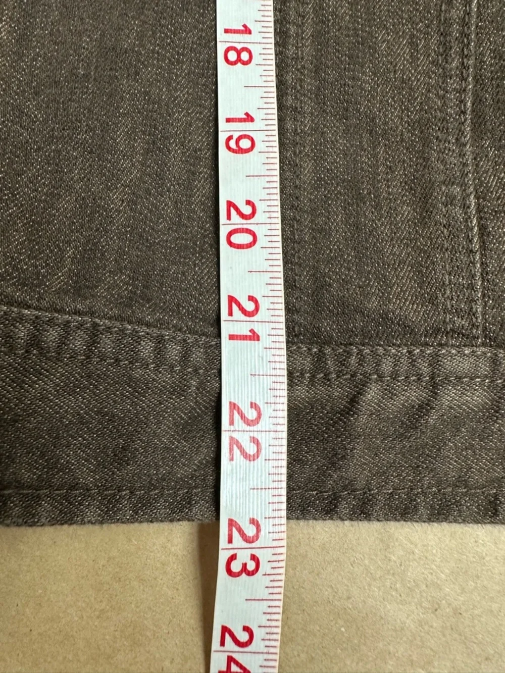 Ralph Lauren Brown Corduroy-Collar Jean Jacket - Picture 7 of 7